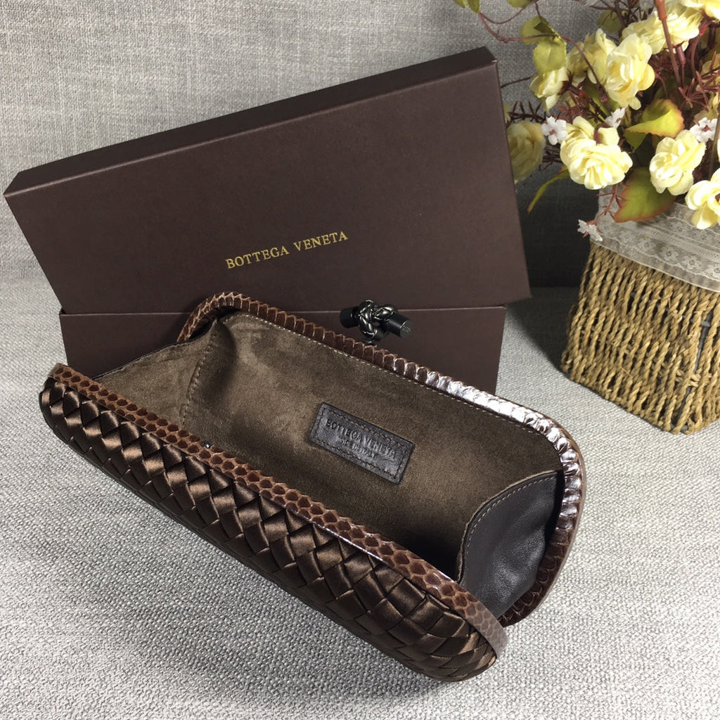 Bottega Veneta Stretch Box Knot 754783 Coffee