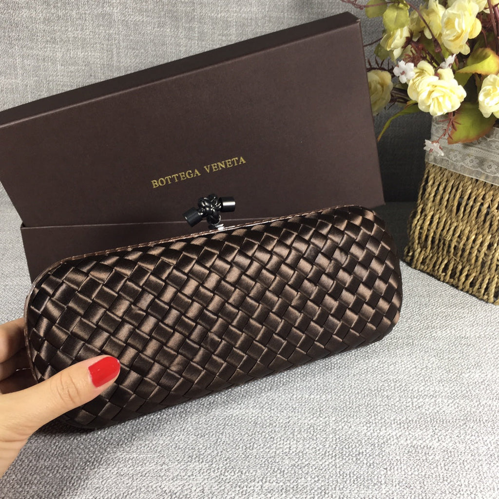 Bottega Veneta Stretch Box Knot 754783 Coffee