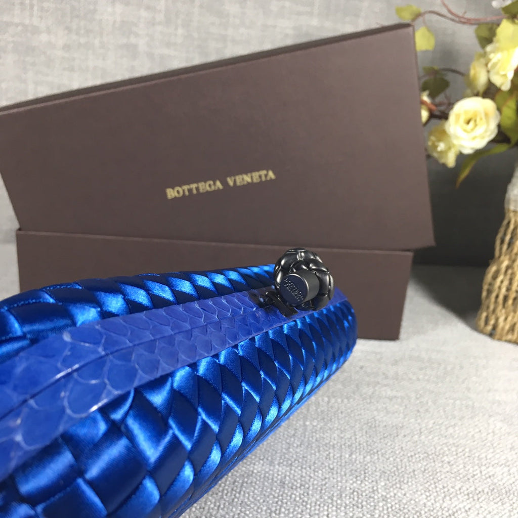 Bottega Veneta Stretch Box Knot 754783 Navy Blue