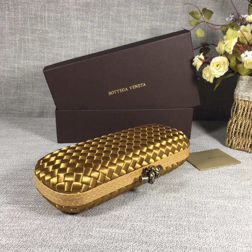 Bottega Veneta Stretch Box Knot 754783 Gold