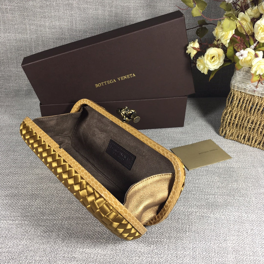 Bottega Veneta Stretch Box Knot 754783 Gold