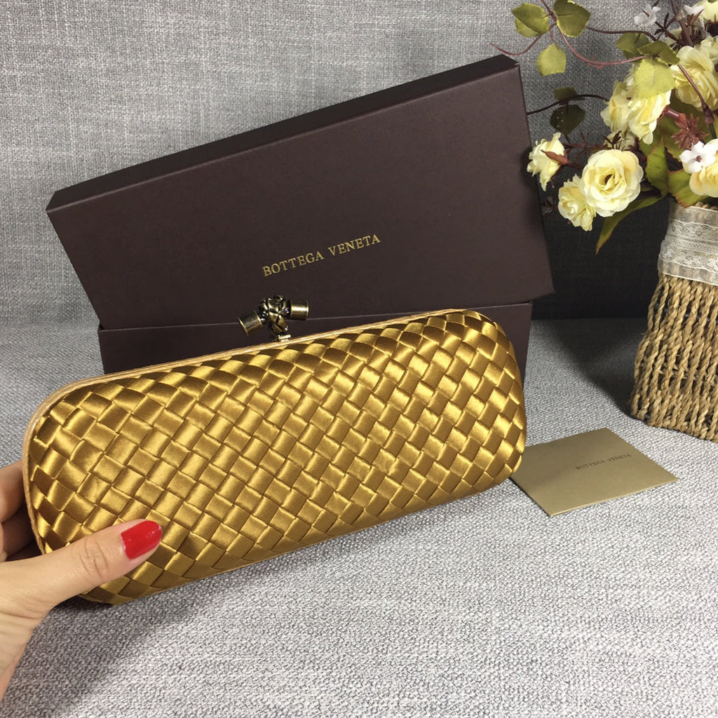 Bottega Veneta Stretch Box Knot 754783 Gold