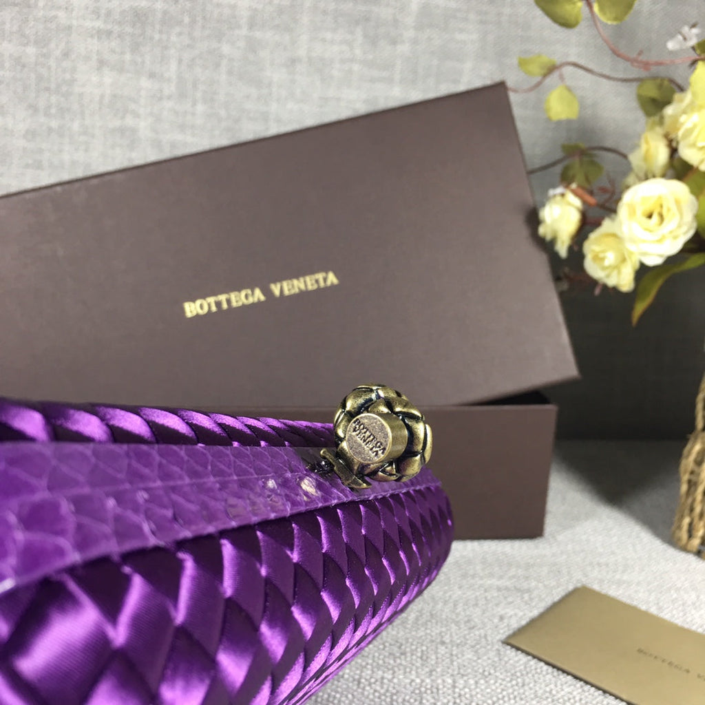 Bottega Veneta Stretch Box Knot 754783 Purple