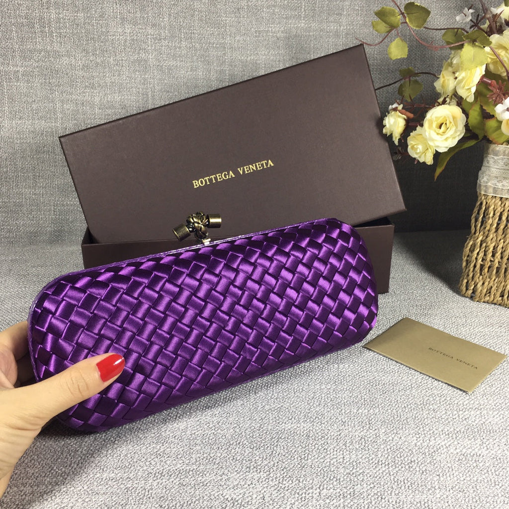 Bottega Veneta Stretch Box Knot 754783 Purple