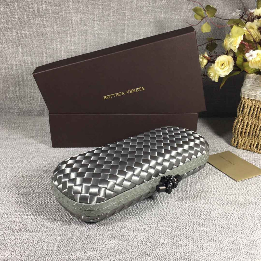 Bottega Veneta Stretch Box Knot 754783 Silver