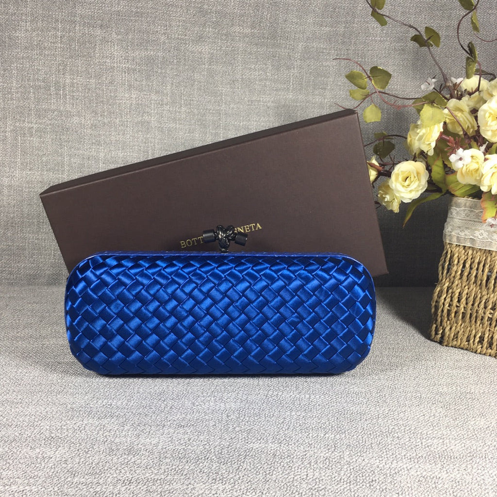 Bottega Veneta Stretch Box Knot 754783 Navy Blue