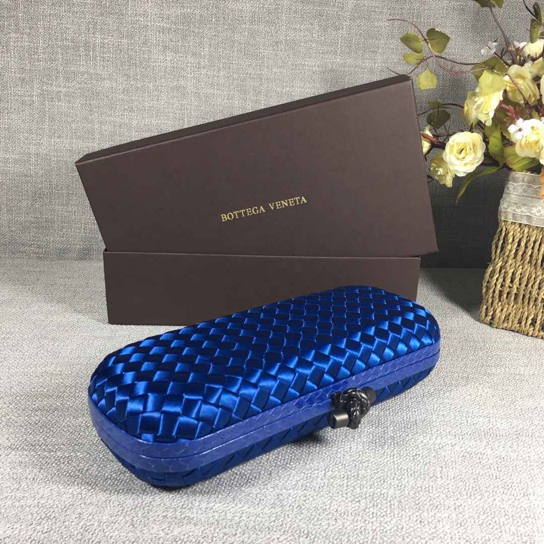 Bottega Veneta Stretch Box Knot 754783 Navy Blue