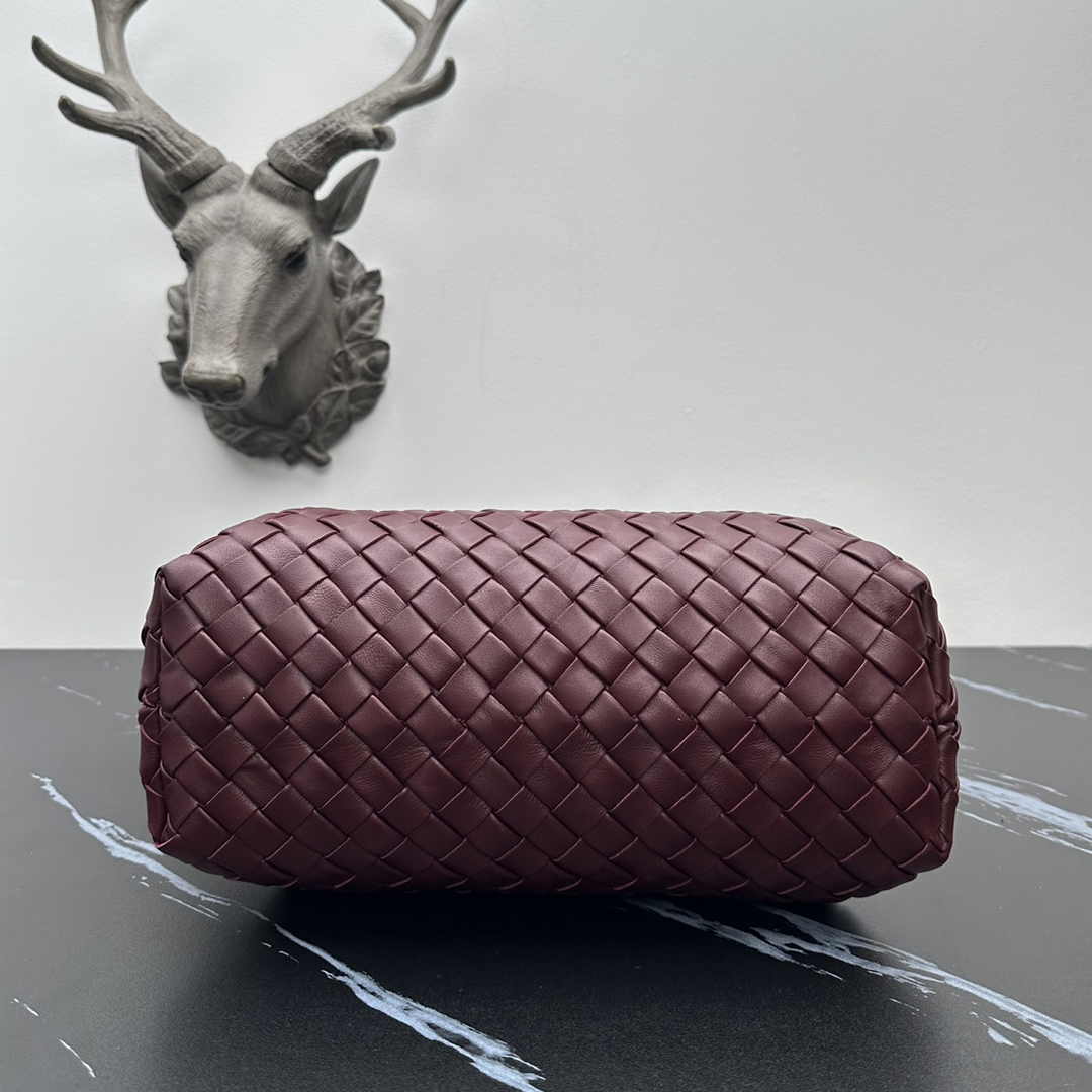 Bottega Veneta Teen Lauren 1980 With Chain 785807 Lambskin Cherry