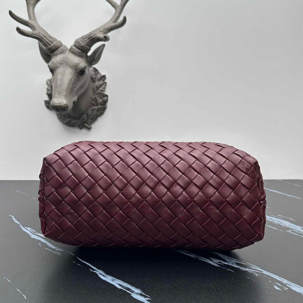 Bottega Veneta Teen Lauren 1980 With Chain 785807 Lambskin Cherry