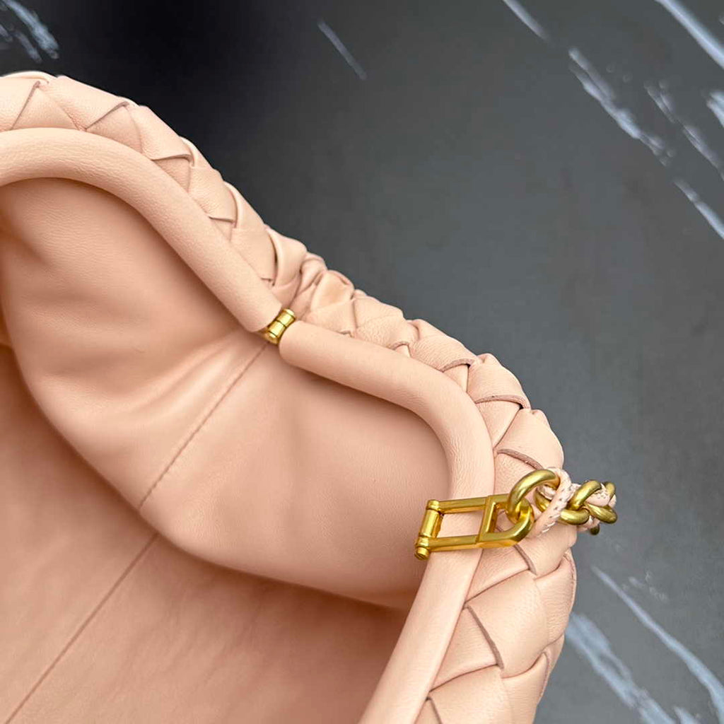 Bottega Veneta Teen Lauren 1980 With Chain 785807 Lambskin Light Pink