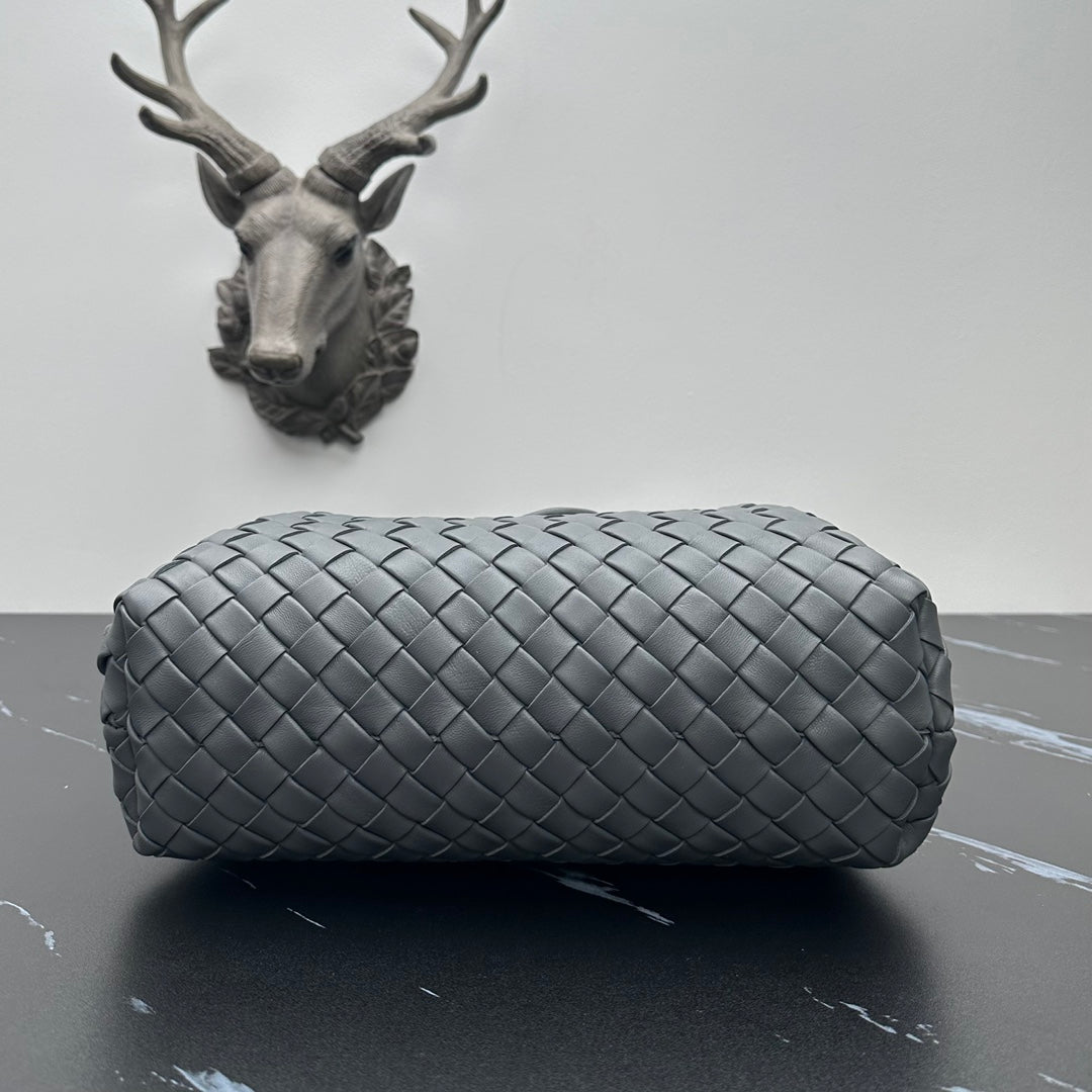 Bottega Veneta Teen Lauren 1980 With Chain 785807 Lambskin Gray