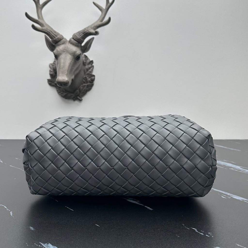Bottega Veneta Teen Lauren 1980 With Chain 785807 Lambskin Gray