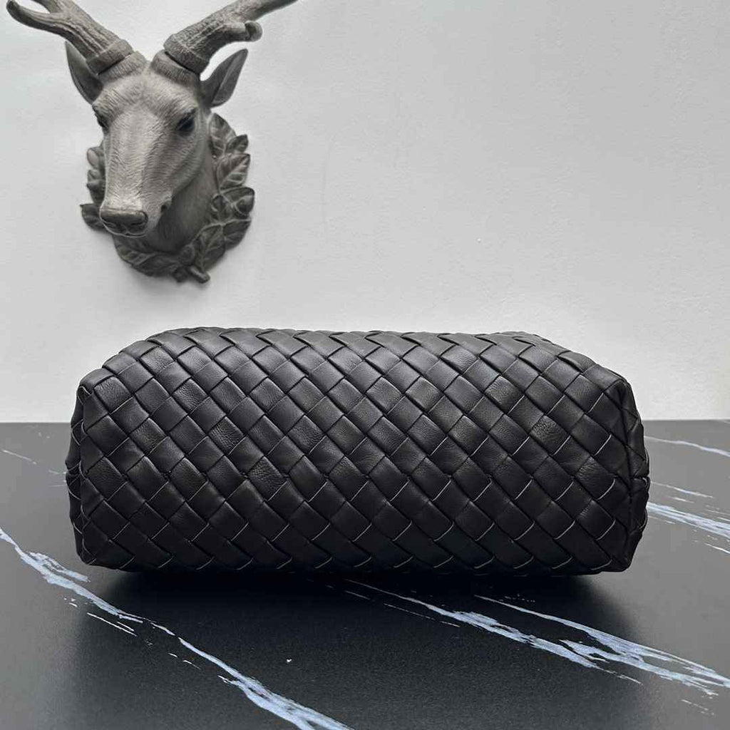 Bottega Veneta Teen Lauren 1980 With Chain 785807 Lambskin Black