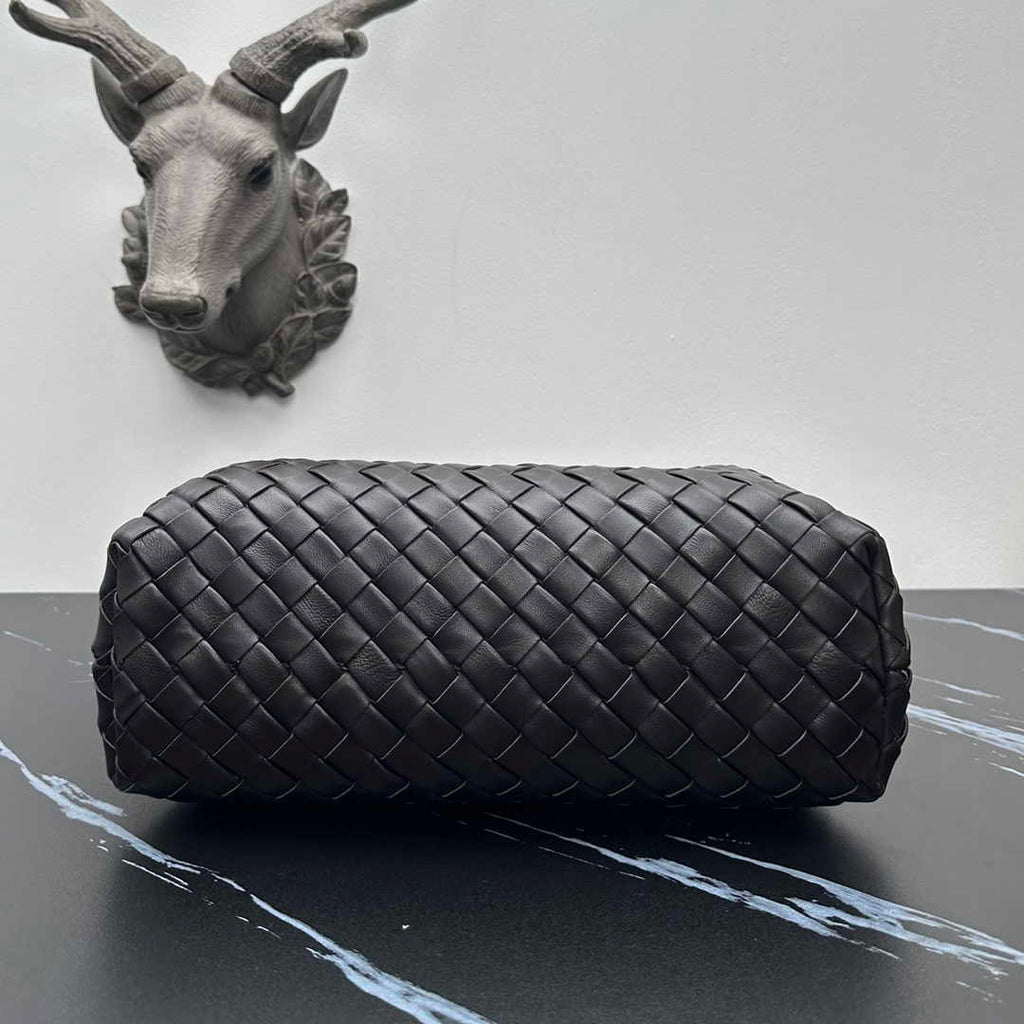Bottega Veneta Teen Lauren 1980 With Chain 785807 Lambskin Black