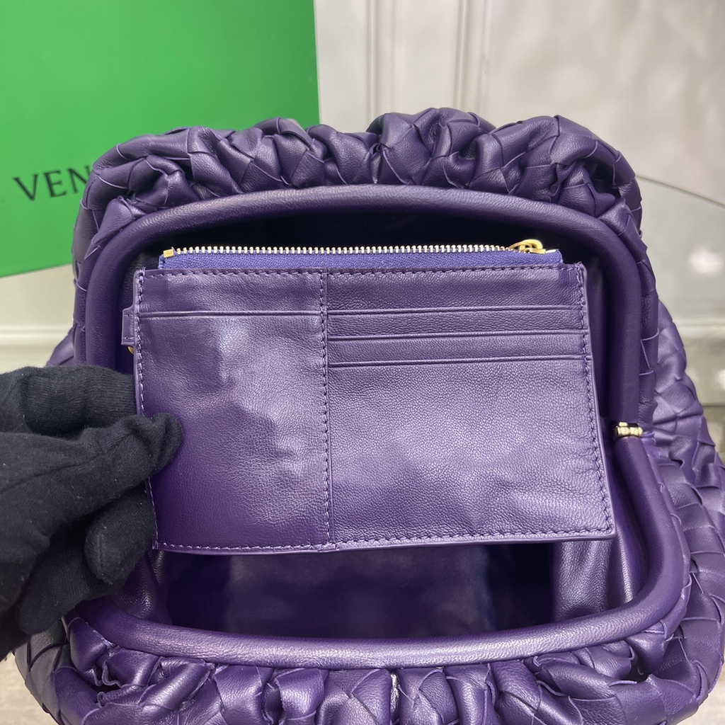 Bottega Veneta Teen Pouch 576175 Purple