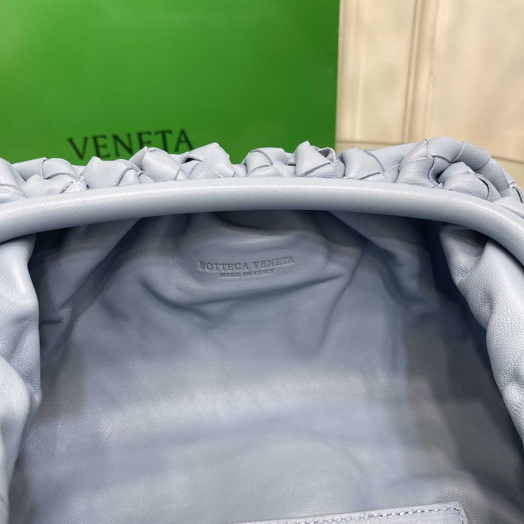 Bottega Veneta Teen Pouch 576175 Light Blue