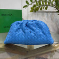 Bottega Veneta Teen Pouch 576175 Blue Leather