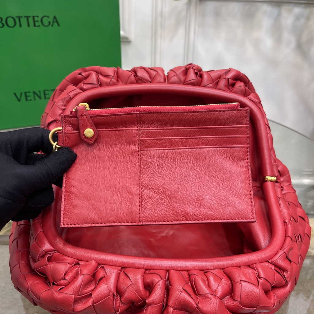Bottega Veneta Teen Pouch 576175 Red
