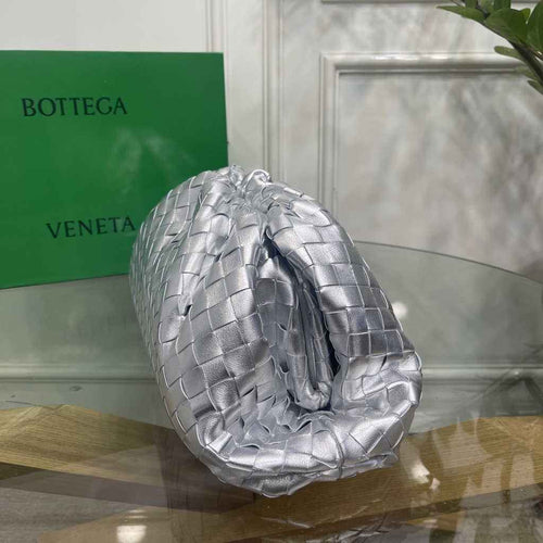 Bottega Veneta Teen Pouch 576175 Silver