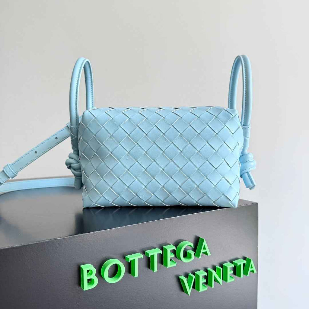 Bottega Veneta Top Handle Loop Bag 796615 in Blue