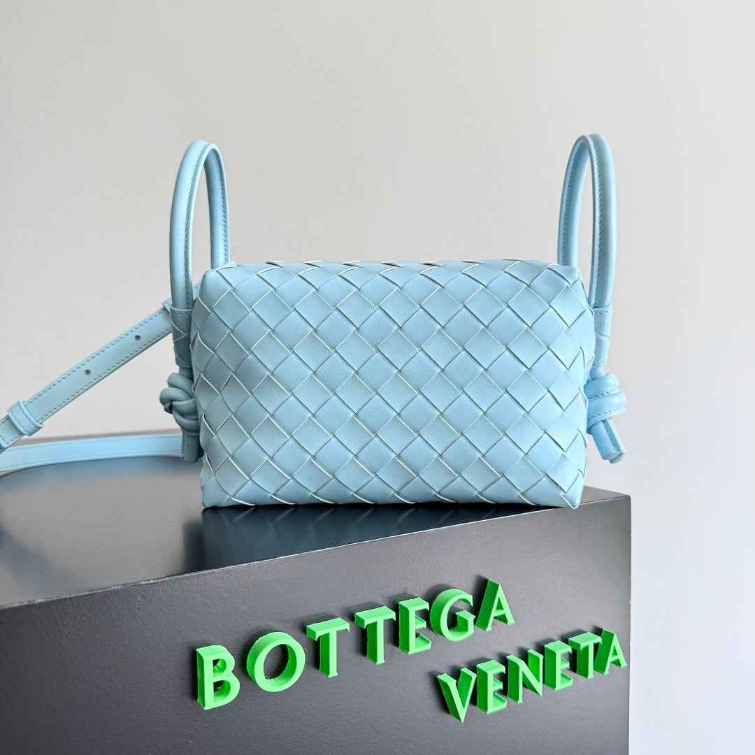 Bottega Veneta Top Handle Loop Bag 796615 in Blue