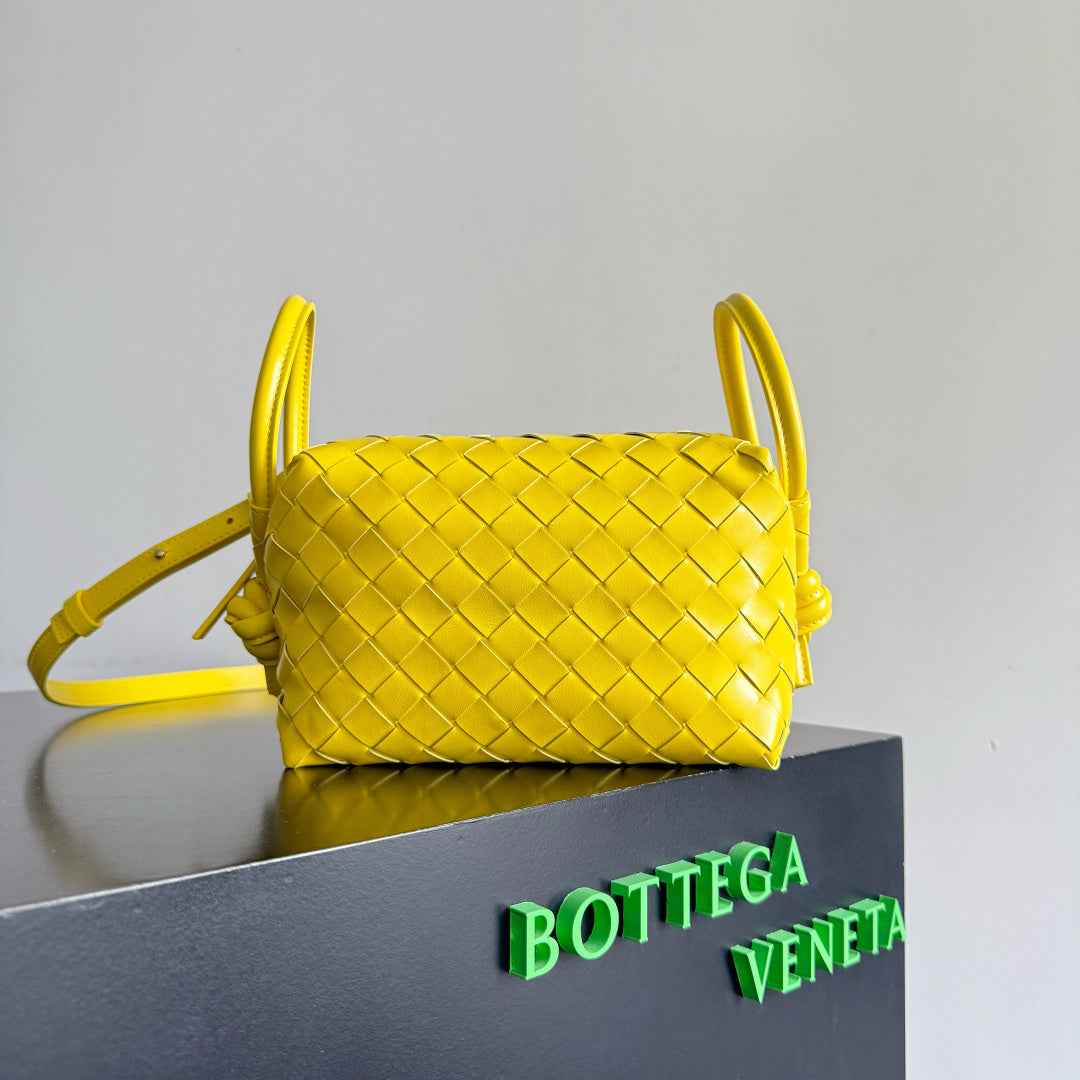 Bottega Veneta Top Handle Loop Bag 796615 in Yellow