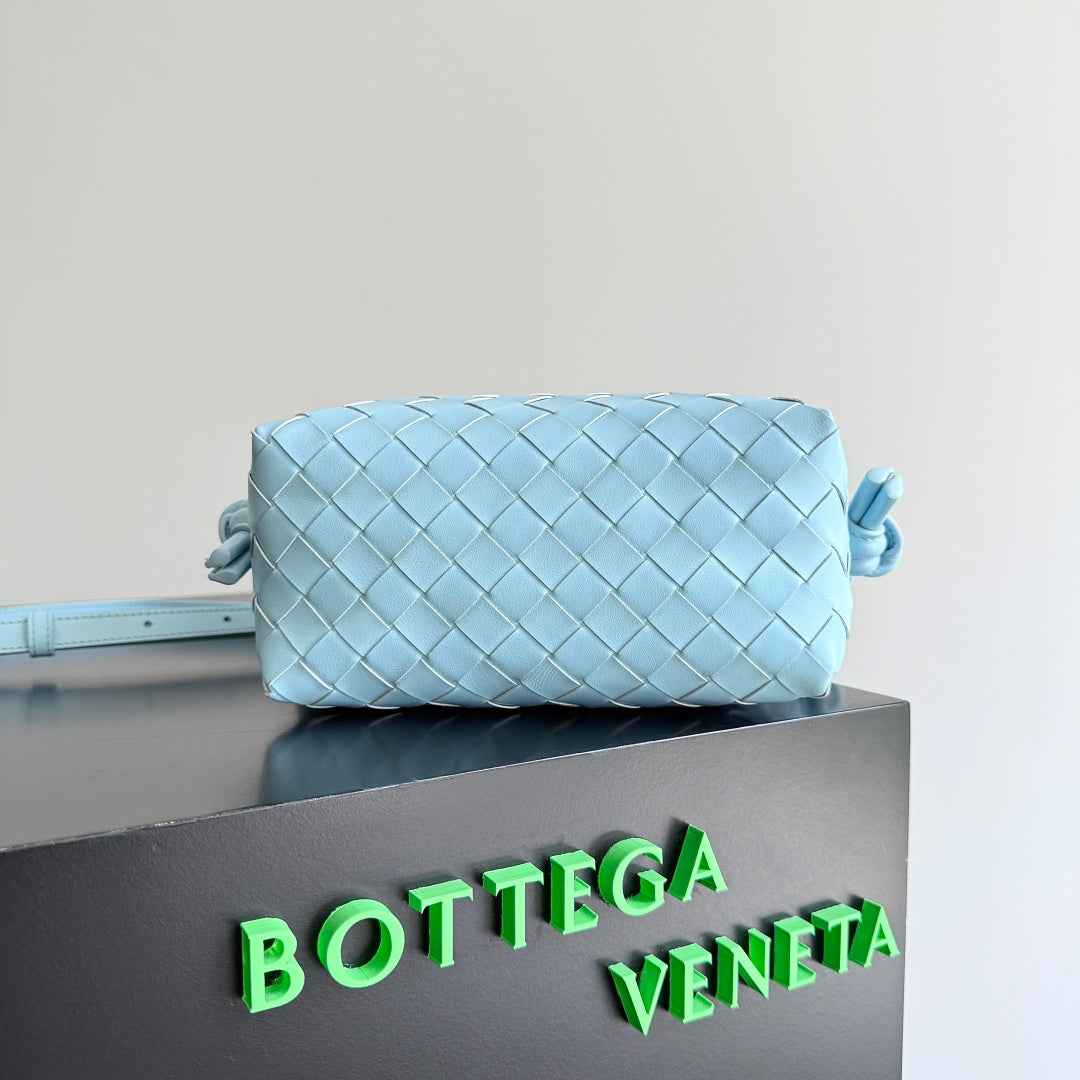 Bottega Veneta Top Handle Loop Bag 796615 in Blue
