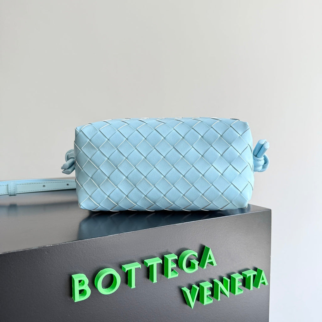 Bottega Veneta Top Handle Loop Bag 796615 in Blue