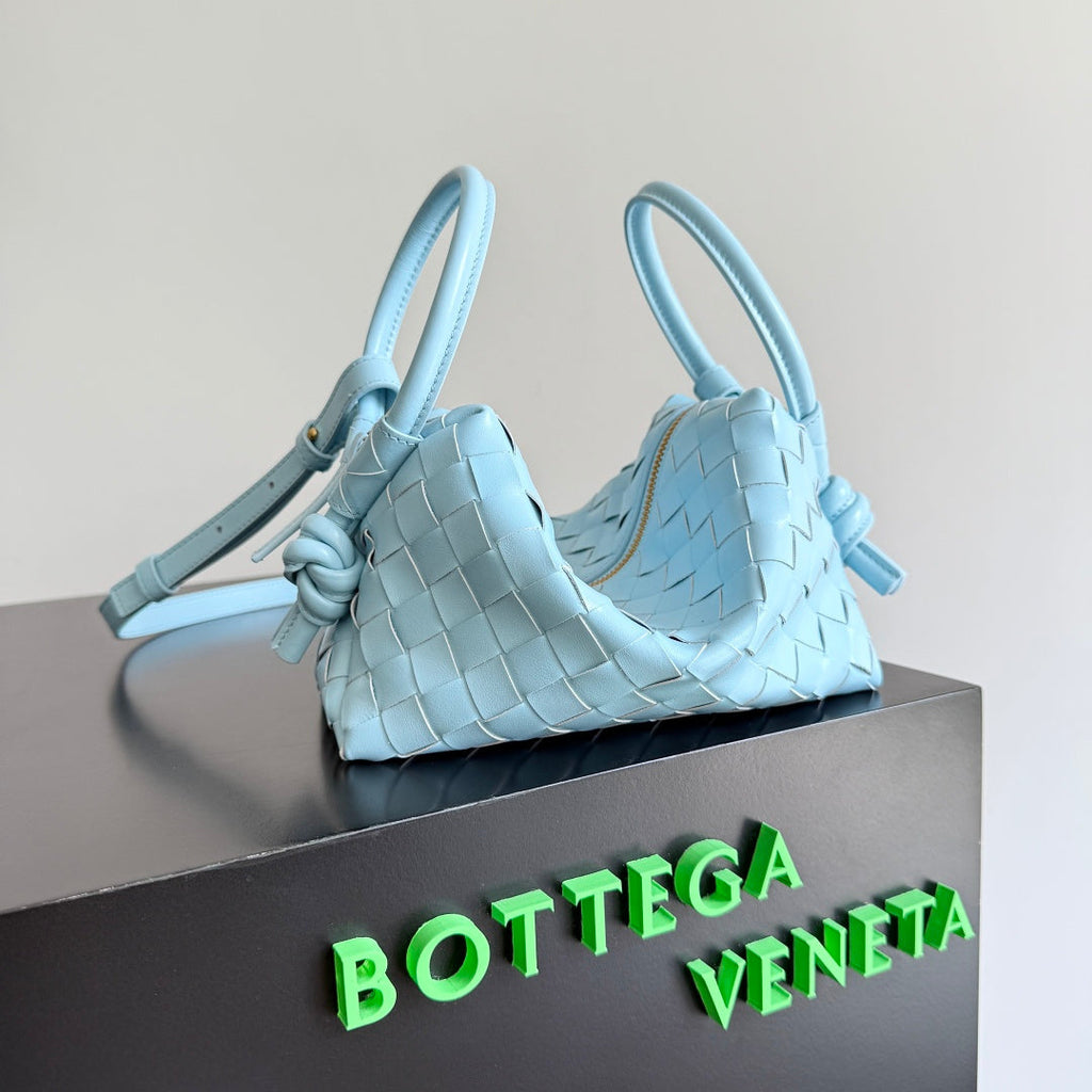 Bottega Veneta Top Handle Loop Bag 796615 in Blue