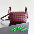 Bottega Veneta Top Handle Loop Bag 796615 in Wine Red