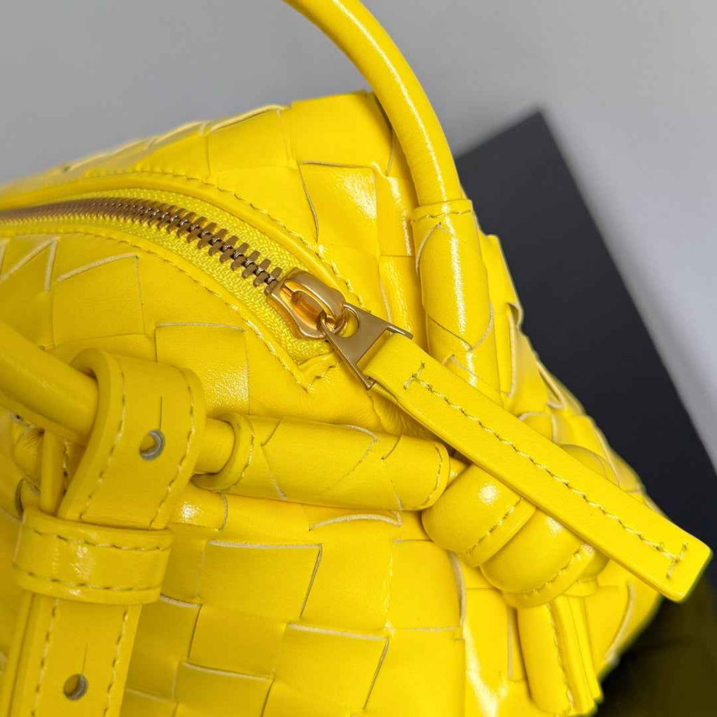 Bottega Veneta Top Handle Loop Bag 796615 in Yellow