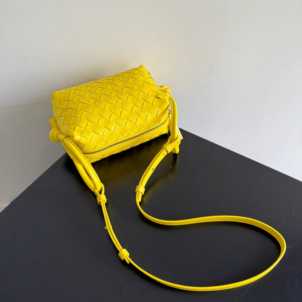 Bottega Veneta Top Handle Loop Bag 796615 in Yellow
