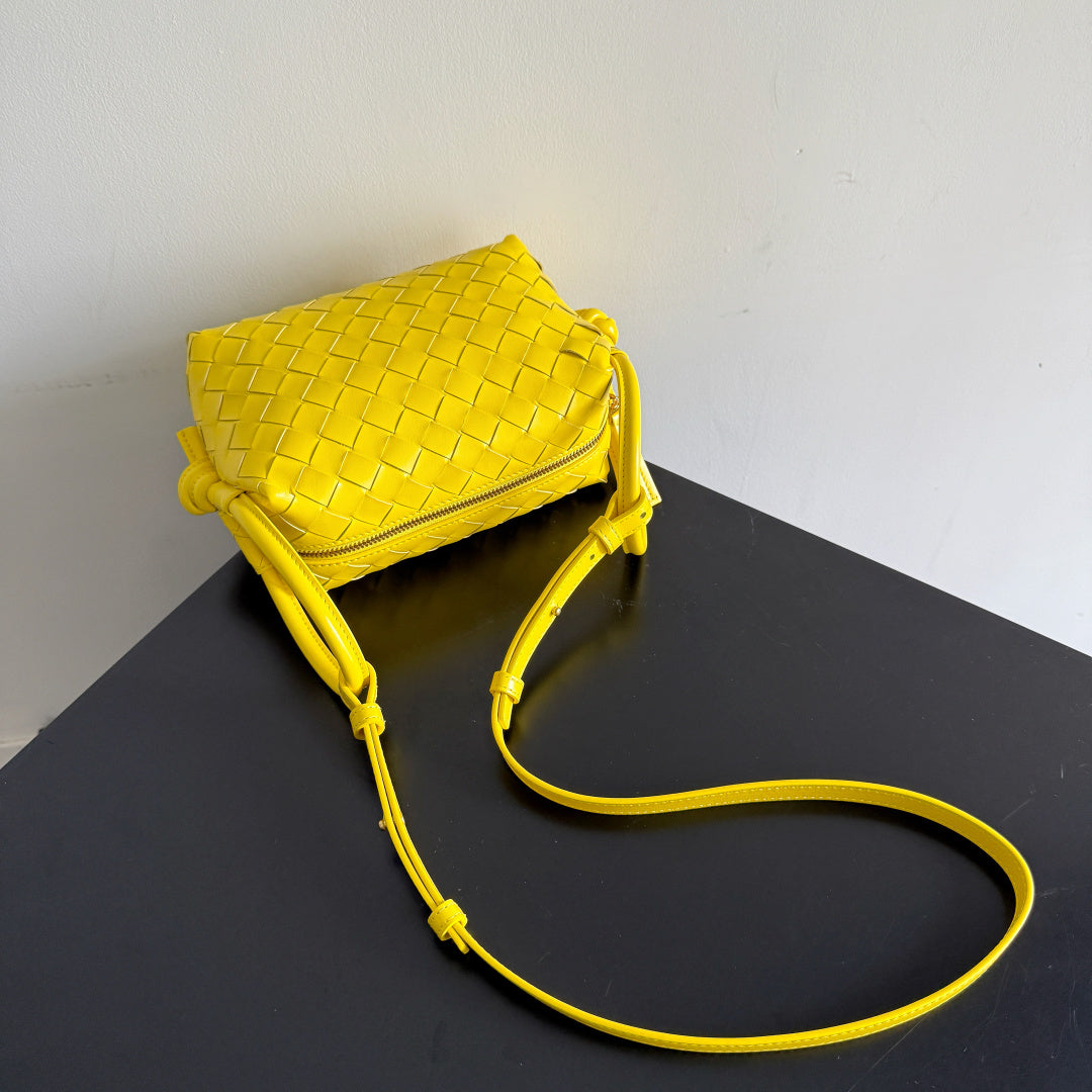 Bottega Veneta Top Handle Loop Bag 796615 in Yellow