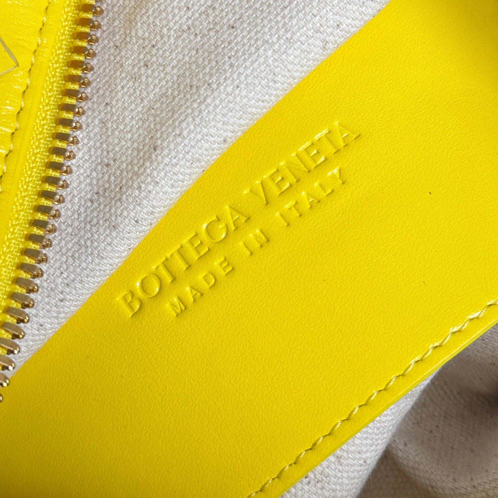 Bottega Veneta Top Handle Loop Bag 796615 in Yellow
