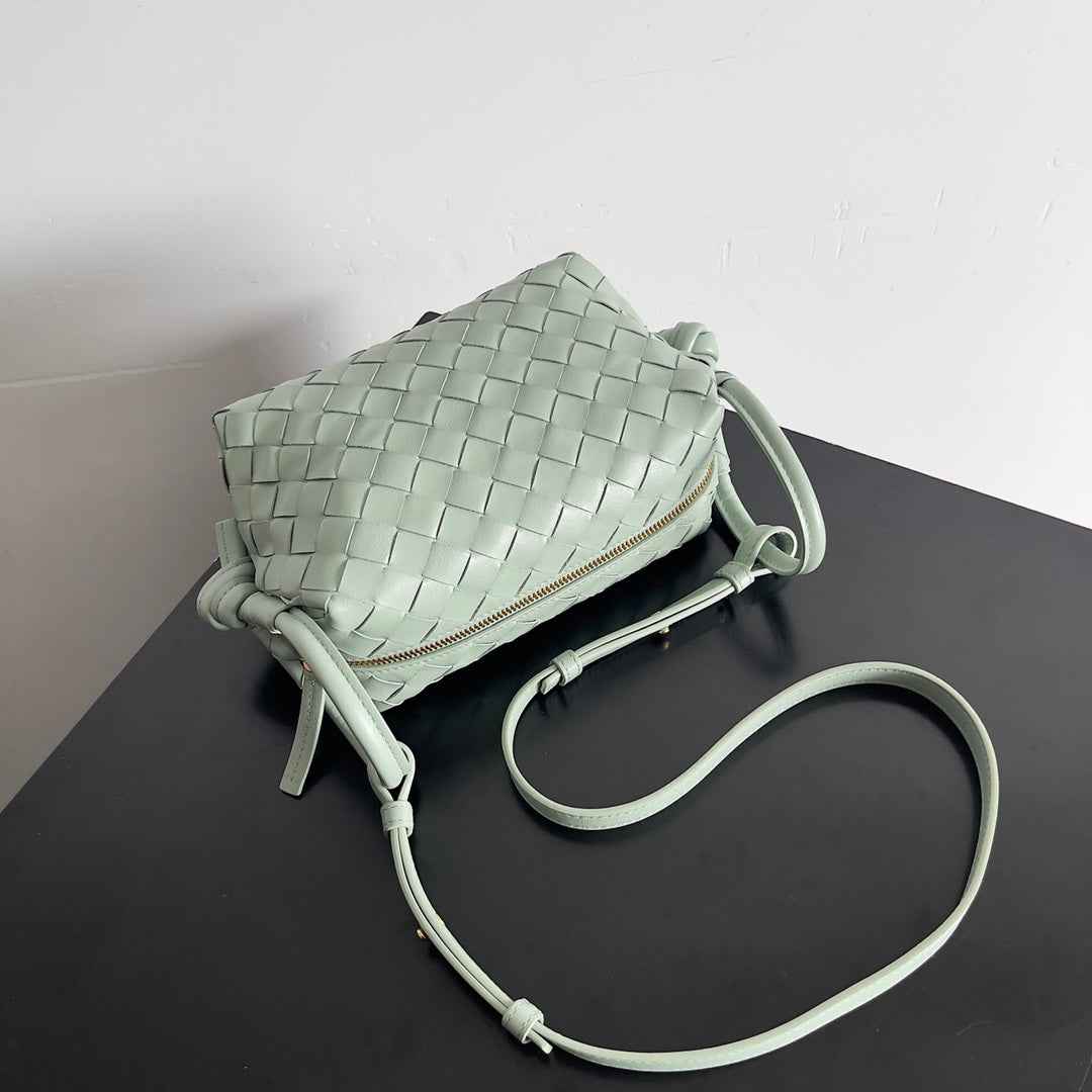 Bottega Veneta Top Handle Loop Bag 796615 in Light Green