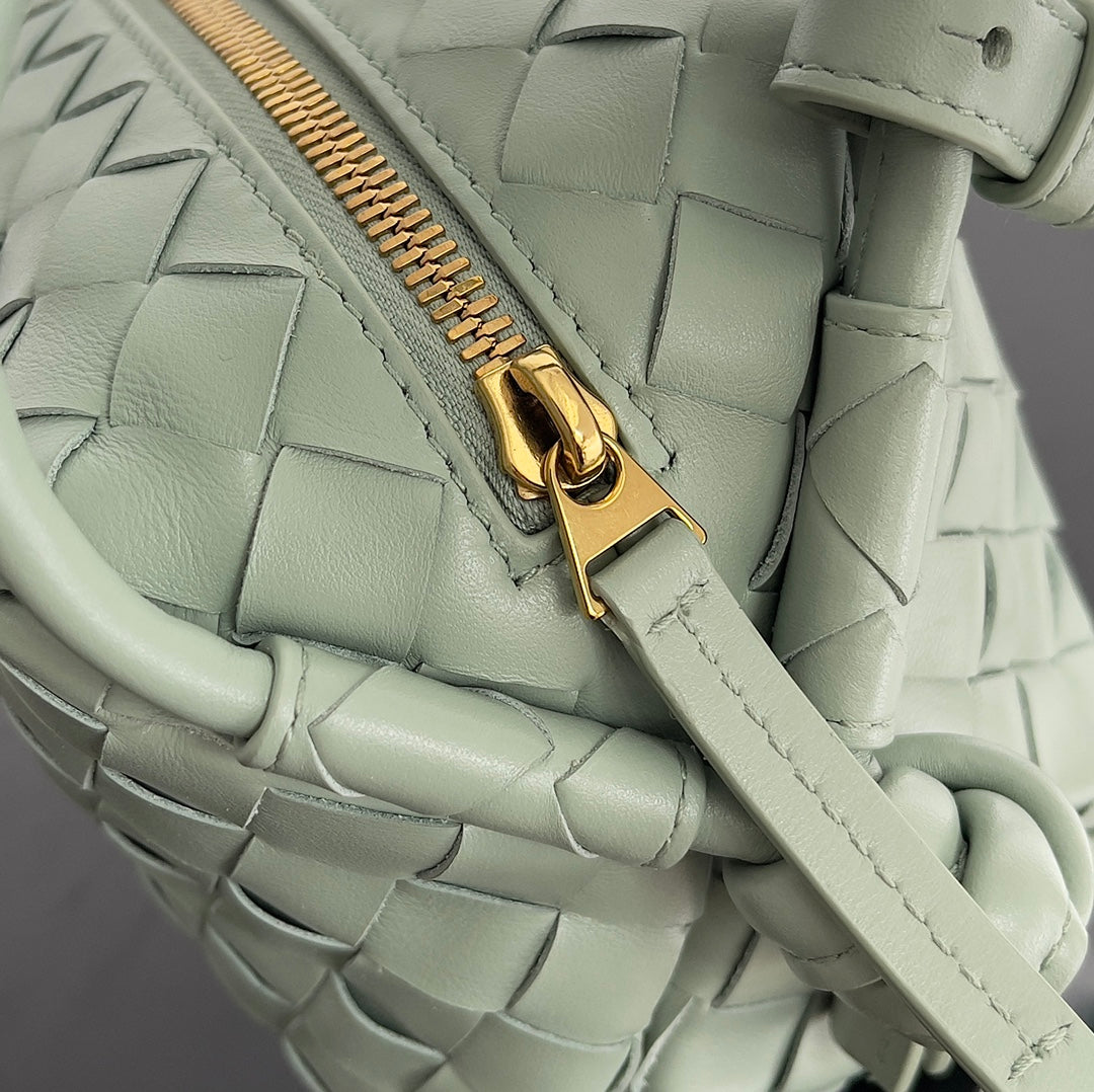 Bottega Veneta Top Handle Loop Bag 796615 in Light Green