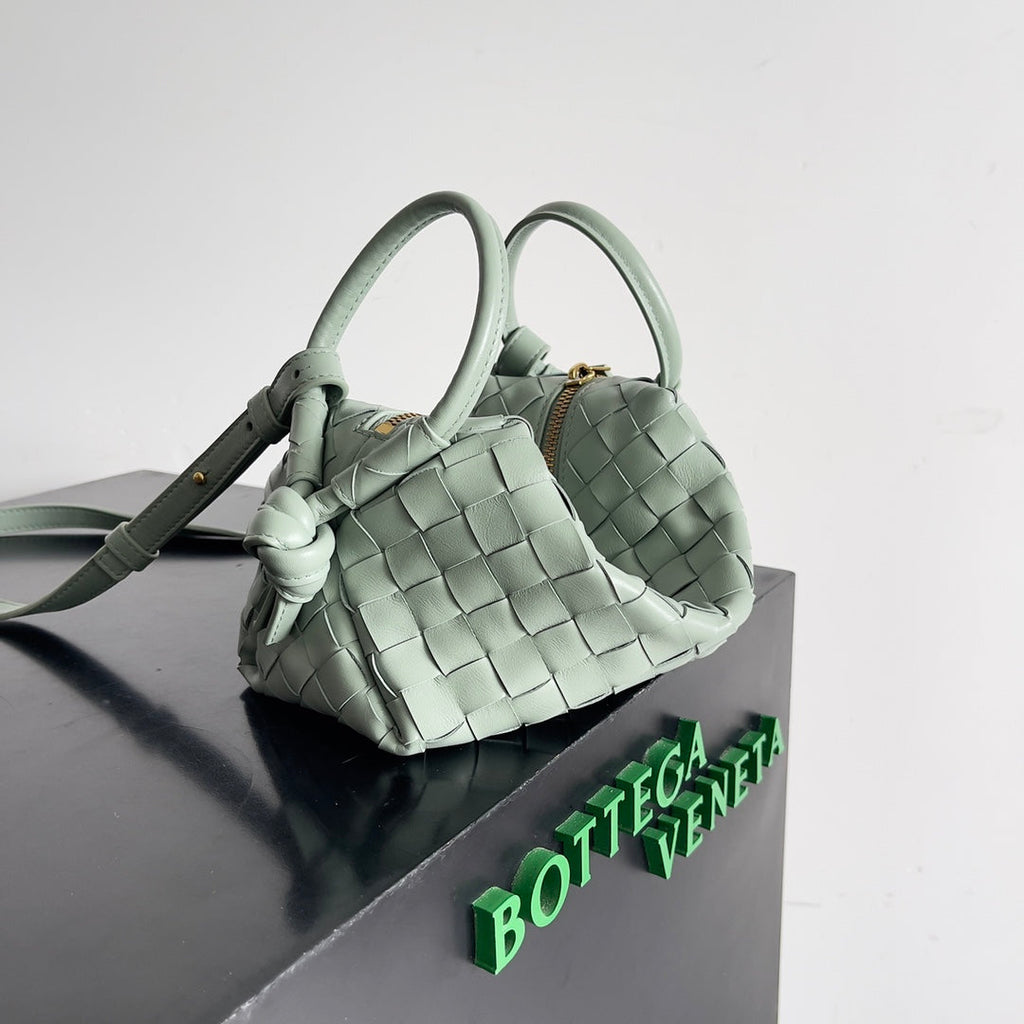 Bottega Veneta Top Handle Loop Bag 796615 in Light Green