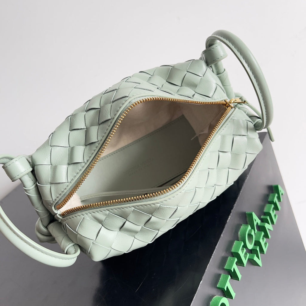 Bottega Veneta Top Handle Loop Bag 796615 in Light Green