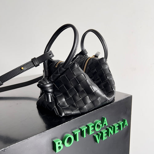 Bottega Veneta Top Handle Loop Bag 796615 in Black
