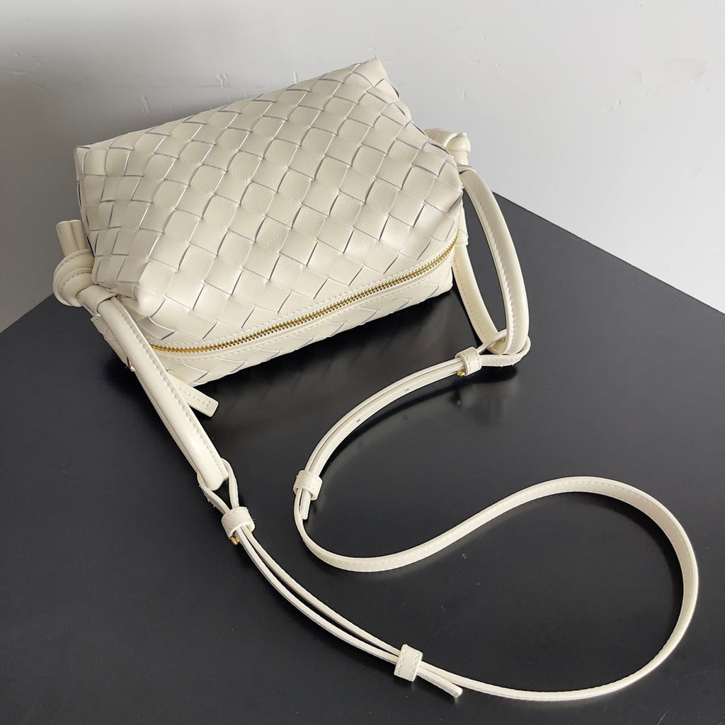 Bottega Veneta Top Handle Loop Bag 796615 in Beige
