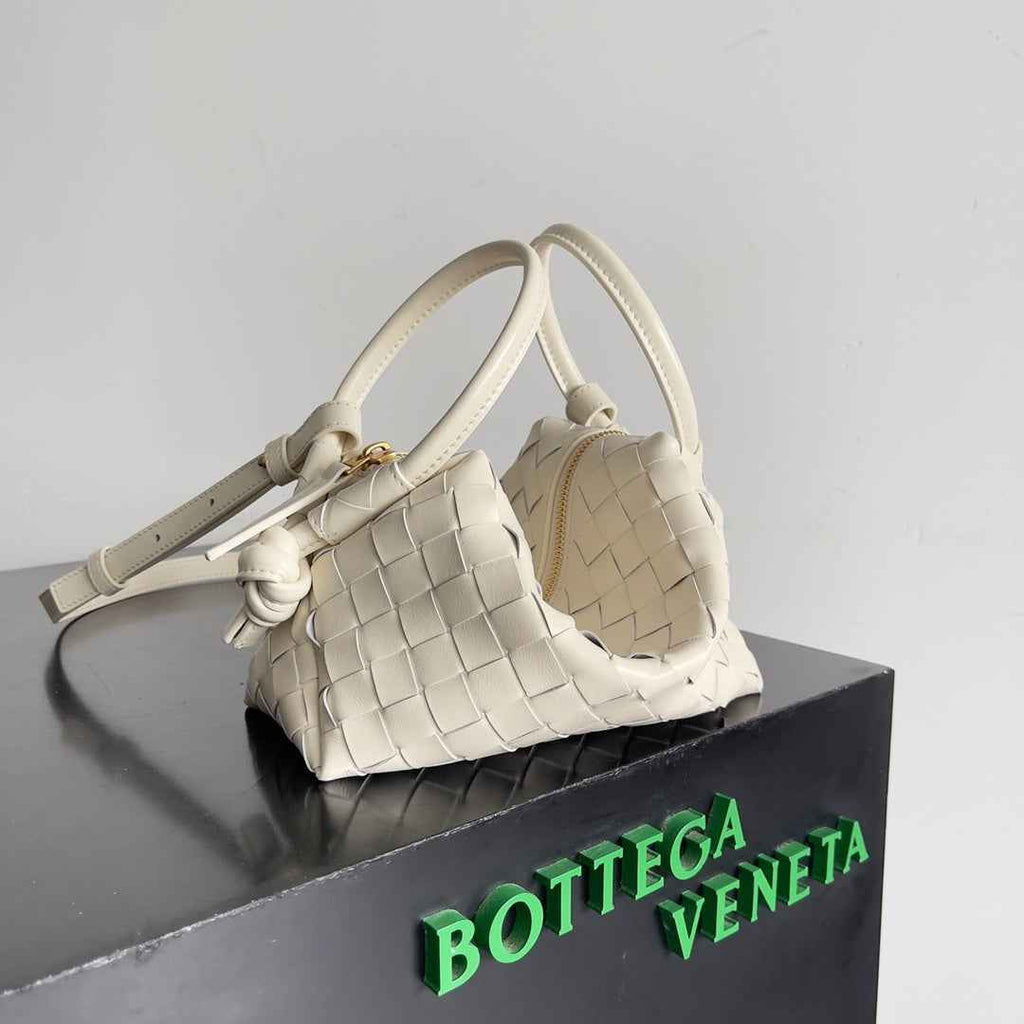 Bottega Veneta Top Handle Loop Bag 796615 in Beige
