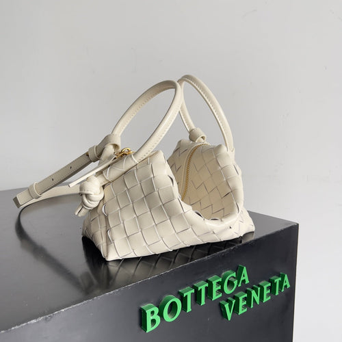 Bottega Veneta Top Handle Loop Bag 796615 in Beige