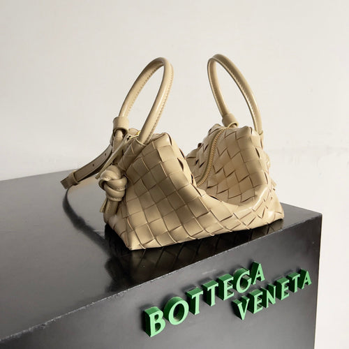 Bottega Veneta Top Handle Loop Bag 796615 in Apricot