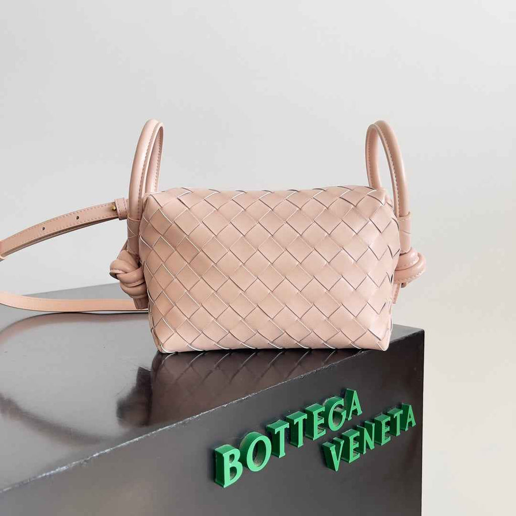 Bottega Veneta Top Handle Loop Bag 796615 in Pink