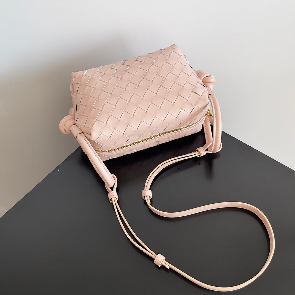 Bottega Veneta Top Handle Loop Bag 796615 in Pink