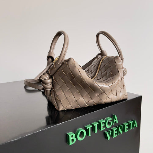 Bottega Veneta Top Handle Loop Bag 796615 in Power Pink