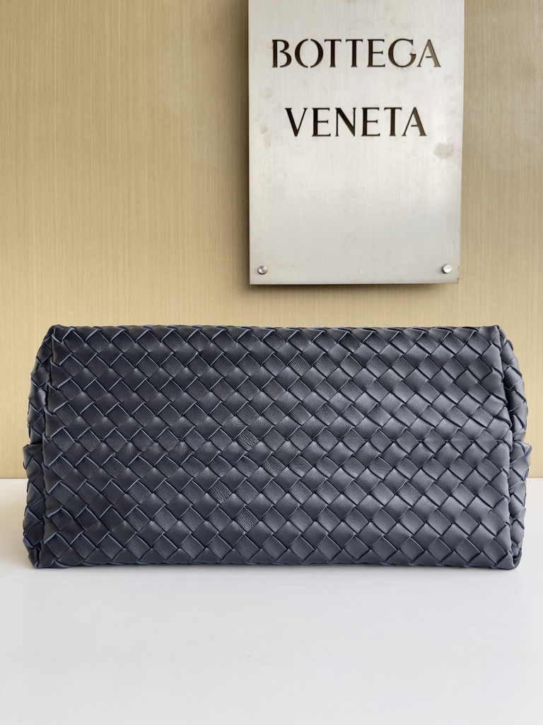 Bottega Veneta Large Andiamo Bag 766019 Naby Blue Lambskin