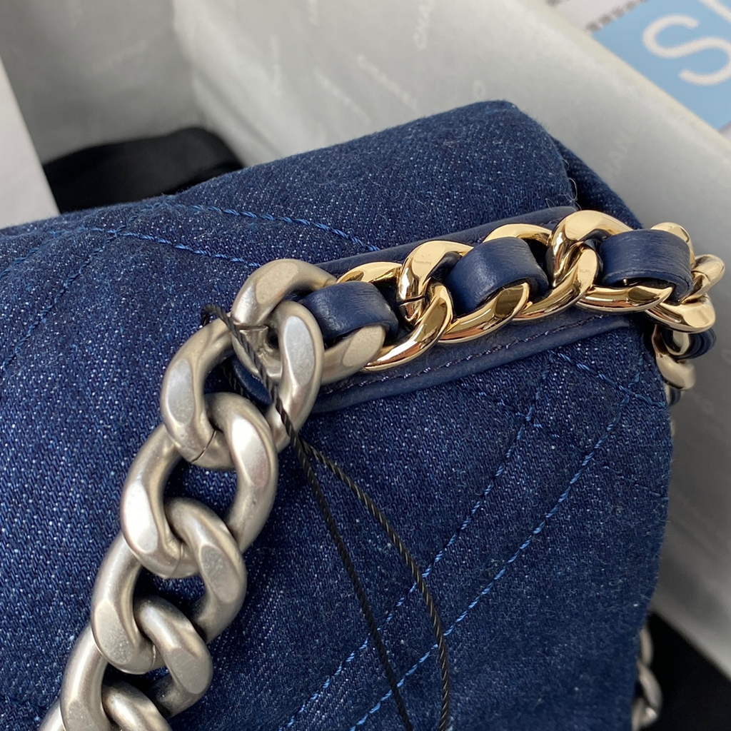 Chanel 19 handbags AS1160 Clothes Blue
