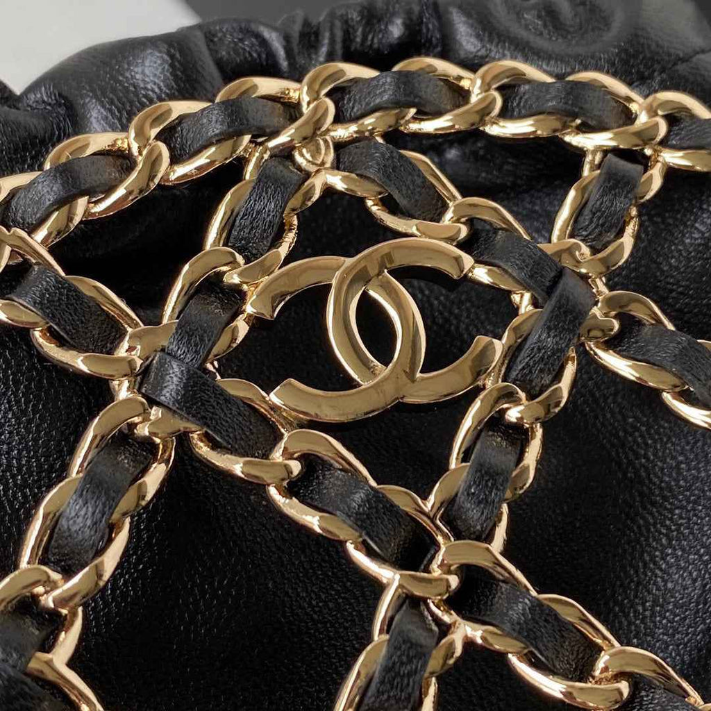 Chanel 2022 Cruise AP2685 Clutch Bag Black