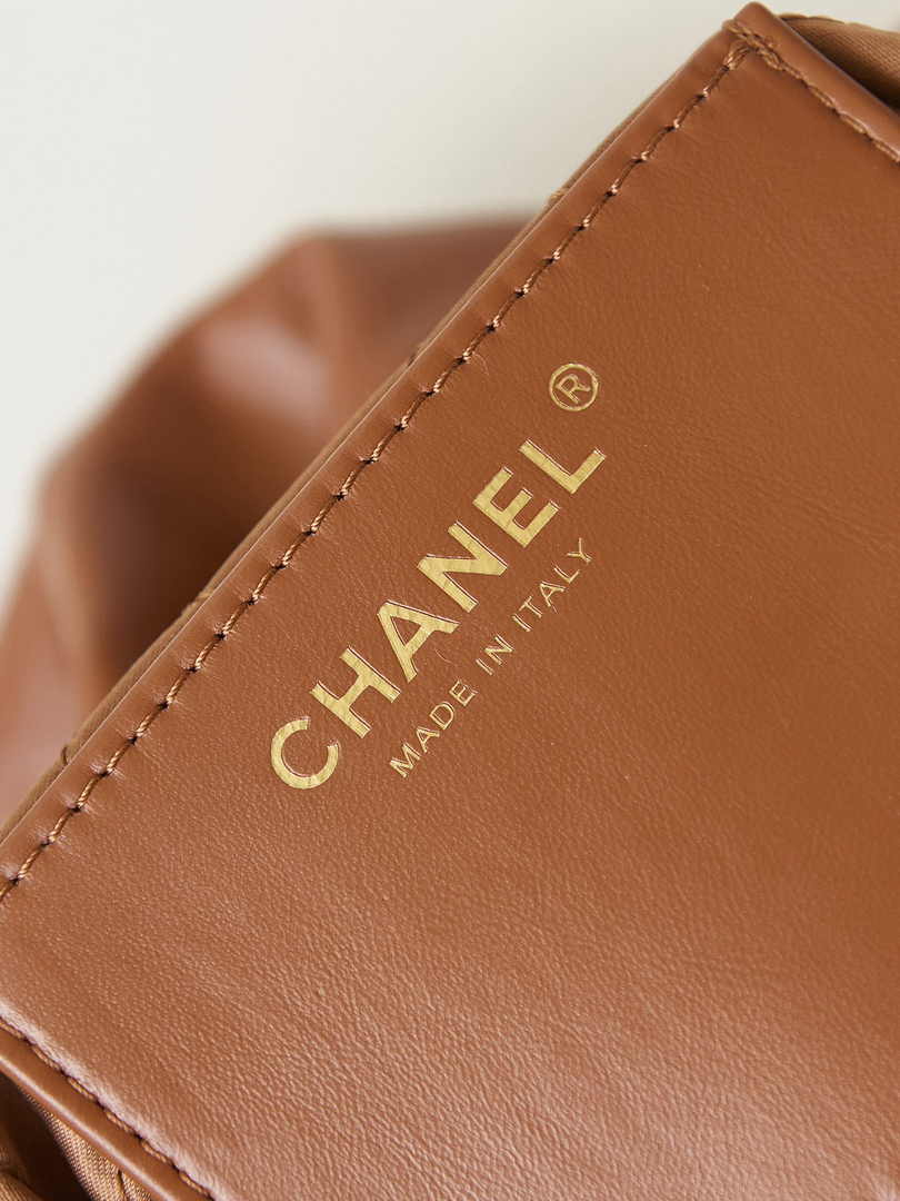 Chanel 22 Mini bag AS3980 Calfskin Brown